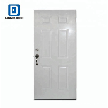 6-Panel Tradition Steel Front Door Made In China